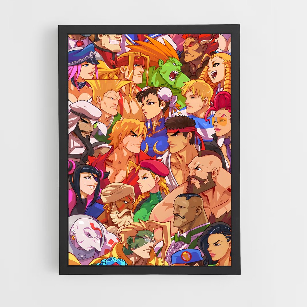 Poster Rumble Royale – affiche Street Fighter (vue 2)